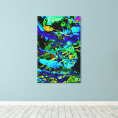Inktvis Canvas Afdruk (Insitu (Houten vloer))