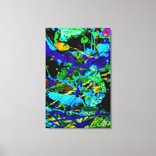 Inktvis Canvas Afdruk (Voorkant)