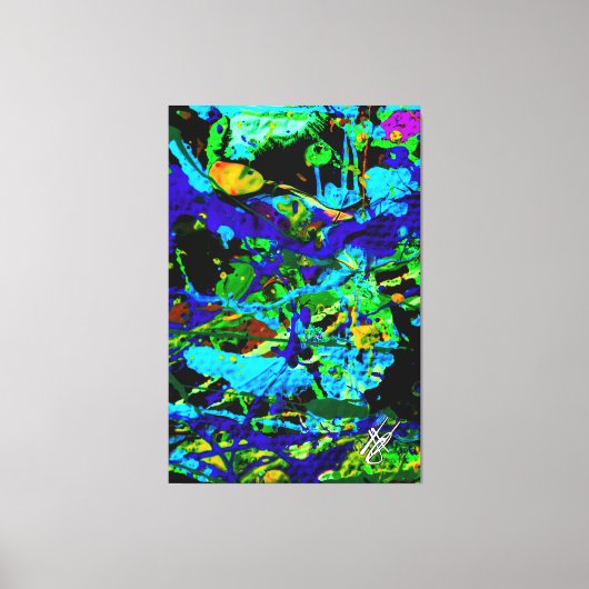 Inktvis Canvas Afdruk (Voorkant)