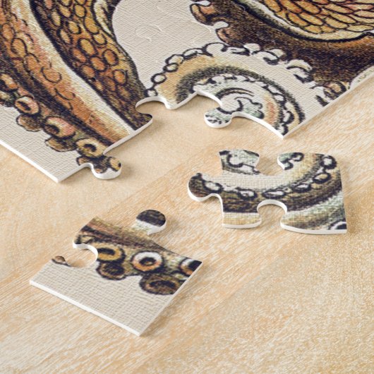  inktvis door Ernst Haeckel Legpuzzel (Zijkant)