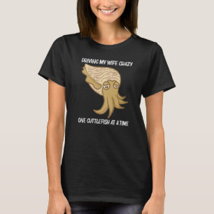 Inktvis Voor Mannen Vader Jongens Zeedier Dier T-shirt