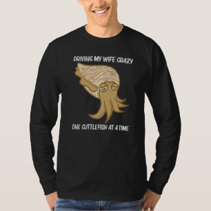 Inktvis Voor Mannen Vader Jongens Zeedier Dier T-shirt