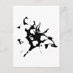 Inktvlek Briefkaart