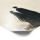 Inktwas schilderen foto afdruk (Hoek)