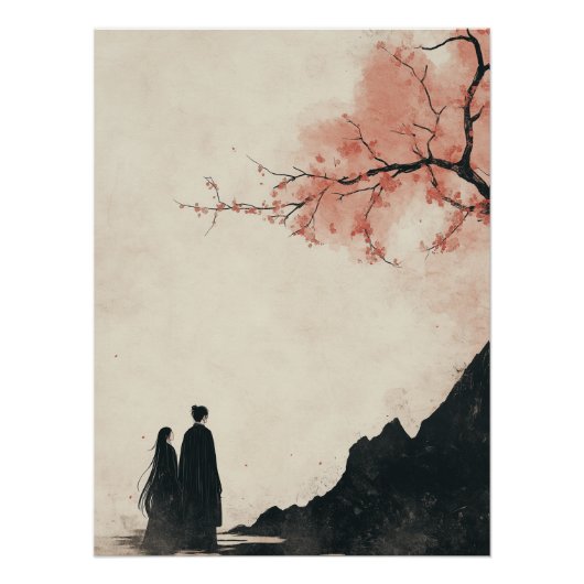 Inktwas schilderen perfect poster (Voorkant)