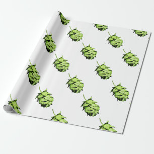 Inky Hop Illustration for Beer Lovers. Cadeaupapier