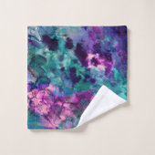 Inky Watercolor Abstract (Gant de toilette)