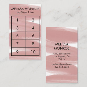 Inky Waterverf penseel penseel penseelstreek roze  Klantenkaartje