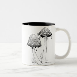 Inkycap Tweekleurige Koffiemok