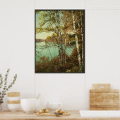 Inlaat, Spit-Fire Lake, Adirondack Mountains Poster (Keuken)