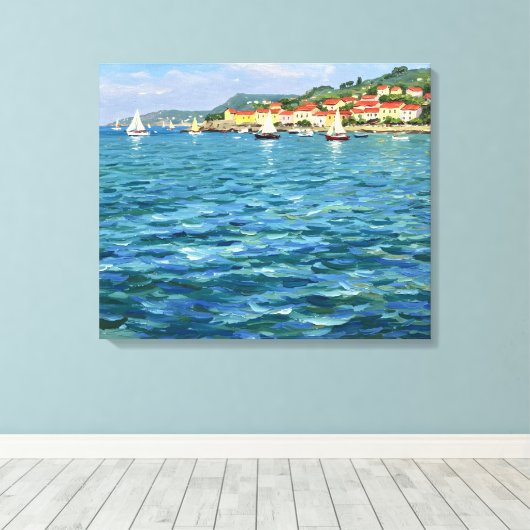 Inland Sea Canvas Afdruk (Insitu (Houten vloer))