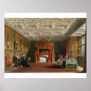 Inlay Chamber, Sizergh, Westmoreland, 1849 (m/v) Poster