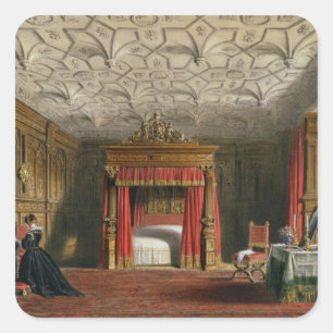 Inlay Chamber, Sizergh, Westmoreland, 1849 (m/v) Vierkante Sticker
