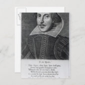 Inleiding, "Mr. William Shakespeares Briefkaart (Voorkant / Achterkant)