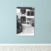 Inleiding van het huis van Johann Sebastian Bach Canvas Afdruk (Insitu (Houten vloer))