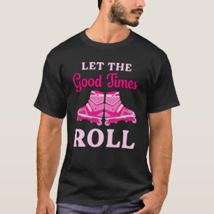 Inline Meisje Schaatsen Queen Skater Schaatsen Gra T-shirt