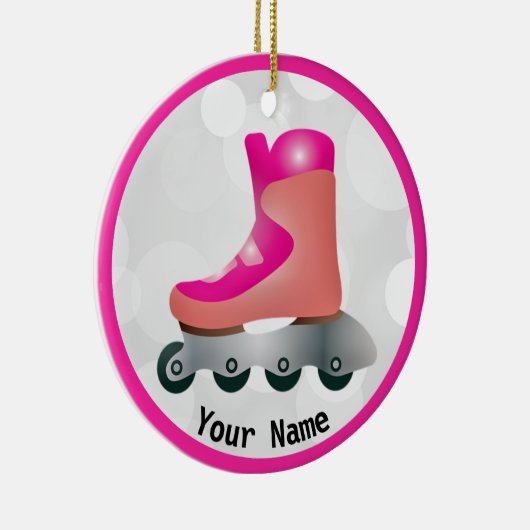 Inline Schaats ontwerp Keramisch Ornament (Rechts)