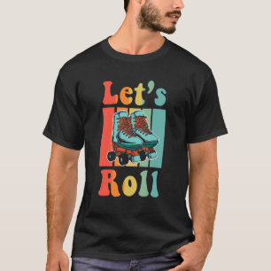 Inline Schaats Rollerskating Roller Eighties Outfi T-shirt