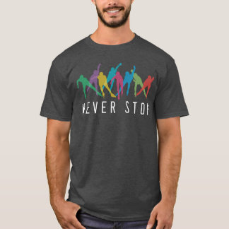 Inline Schaatsen Schaatsen Schaatsers Sporten Roll T-shirt