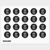 Inline Skateeg vader Rollerblading Roller Ska Ronde Sticker (Vel)