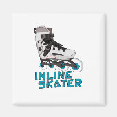 Inline Skater Magneet (Voorkant)