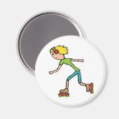 Inline Skating Magneet (Voorkant / Achterkant)