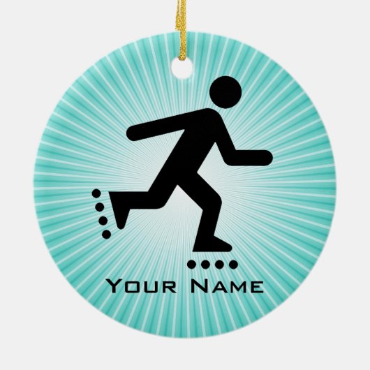 Inline Skating Ornament (Achterkant)
