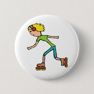 Inline Skating Ronde Button 5,7 Cm