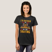 Inline Skating Schaatsen Inliner Skating Funny Gif T-shirt (Voorkant volledig)