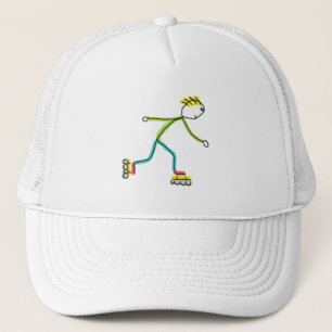Inline Skating Stickman Trucker Pet
