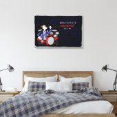 Inlogbord Bar Mitzvah Canvas Afdruk (Insitu (Slaapkamer))