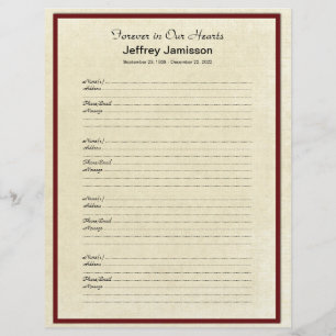 Inloggen voor herinneringsboekvulling Pagina 4 Nam