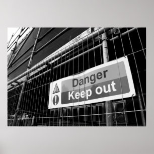 Inloggen voor risico-uitval poster