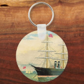 Inman Steamship Company Sleutelhanger (Voorkant)