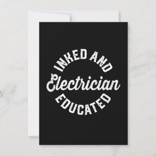 Inmed En Elektromonteur Opleiding Geschenk Notitiekaartje
