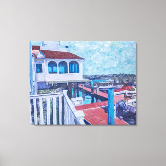 Inn bij Somers Point Canvas Afdruk