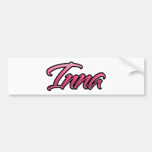 Inna-roze Aufkleber-Sticker Bumpersticker