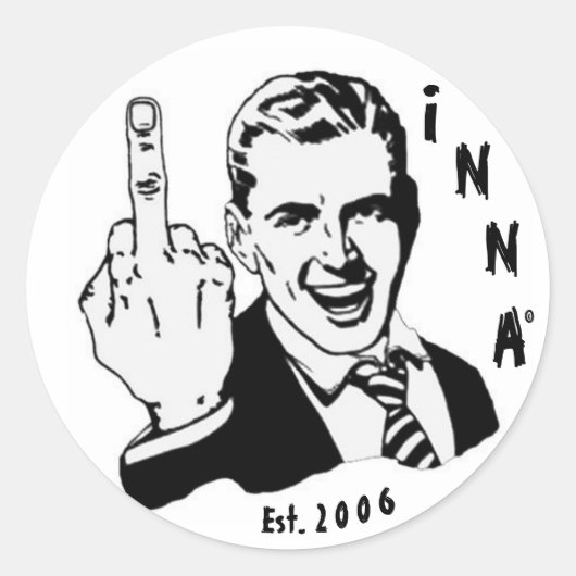 INNA Sticker "INNAfinga" (Voorkant)