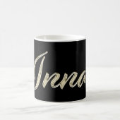 Inna white gold Handwriting Tasse de café (Centre)