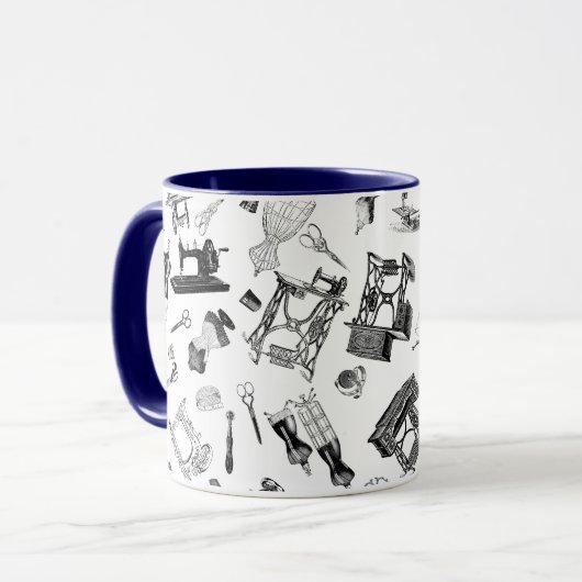 innaaimachines handschroefdraadhellingen mok (Voorkant links)