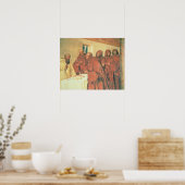 Inname van Communie uit het leven van St. Benedict Poster (Keuken)