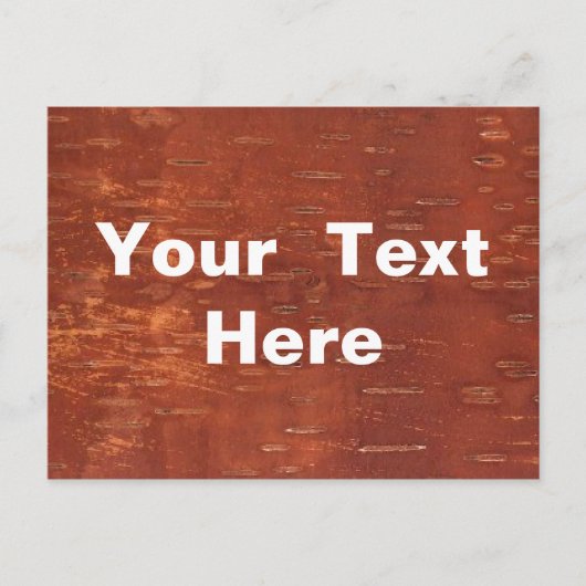 Inner Birch Bark Briefkaart (Voorkant)