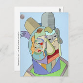 "Inner Face" van Ruchell Alexander Briefkaart (Voorkant / Achterkant)