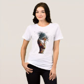Inner Fire Abstract Art T-shirt – Emotional Expres (Voorkant volledig)