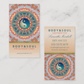 Inner Fire Energy Yin Yang Holistic Visitekaartje (Voorkant / Achterkant)