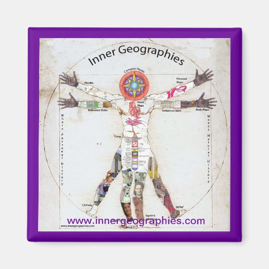 Inner Geographies Magnet Magneet (Voorkant)