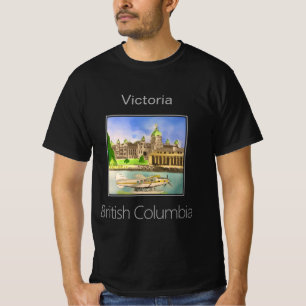 Inner Harbor, Victoria and Seaplane, BC Canada T-shirt