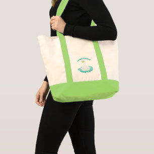 Inner Kwak Outer Vrede Yoga Eend Tote Bag