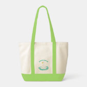 Inner Kwak Outer Vrede Yoga Eend Tote Bag (Achterkant)