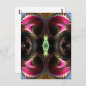 Inner Light Fractal Art Briefkaart (Voorkant / Achterkant)